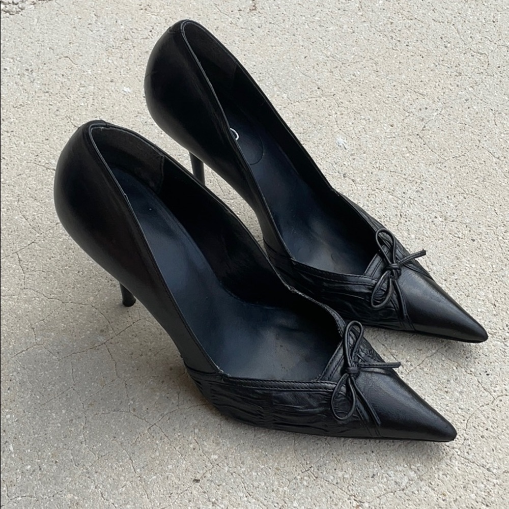 Aldo stiletto black shoes